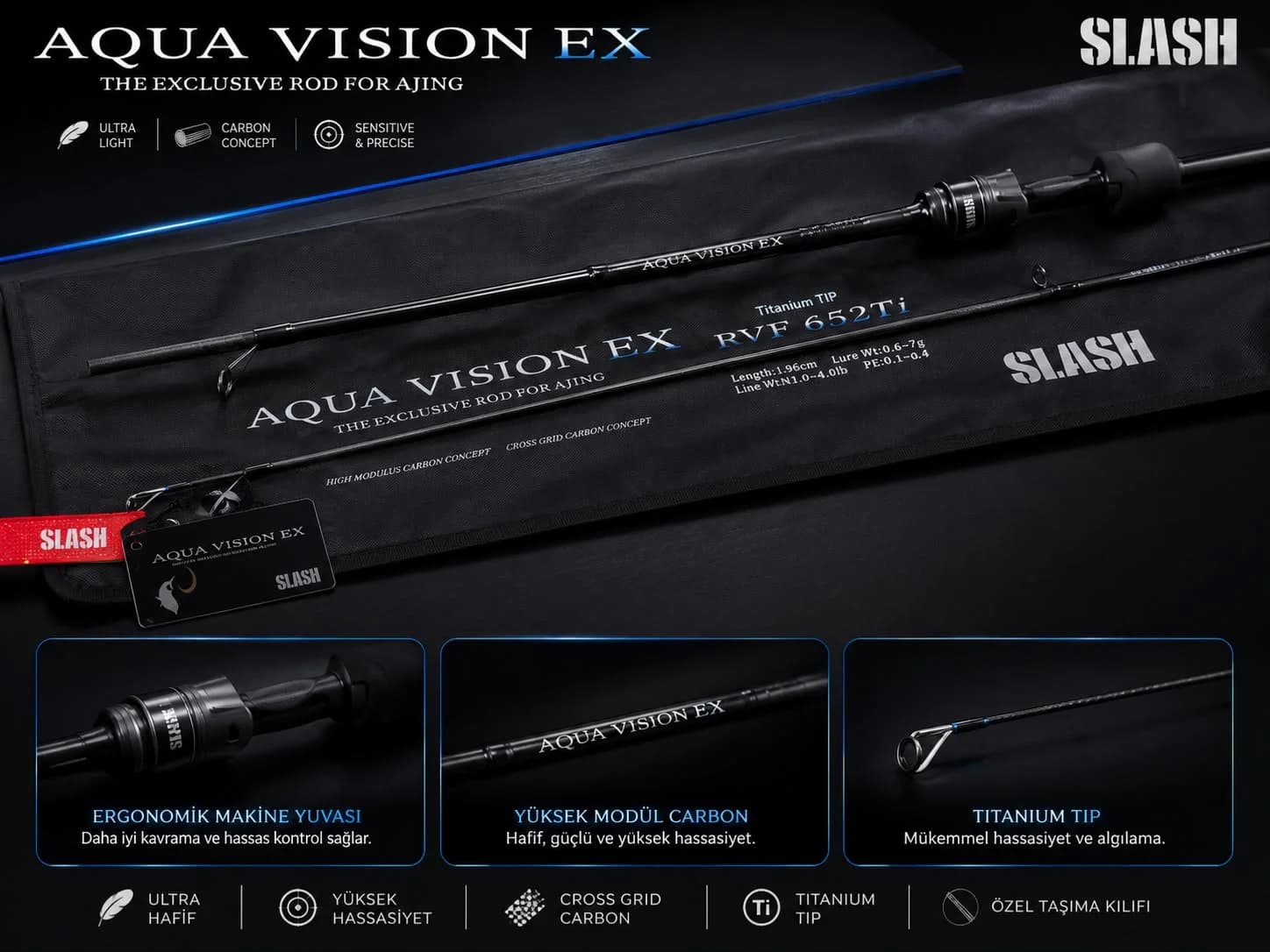 Slash Aqua Vision EX ajing kamışı